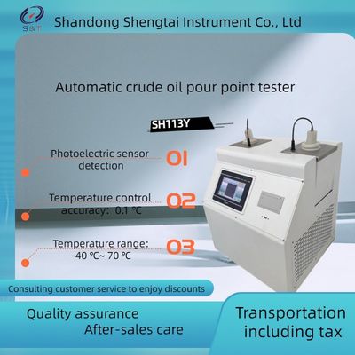 SH113Y Fully automatic crude oil pour point tester with automatic balance dual temperature dual bath