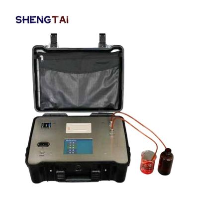 Portable Water Based Hydraulic Oil And Phosphate Ester Oil Particle Counters SH302A