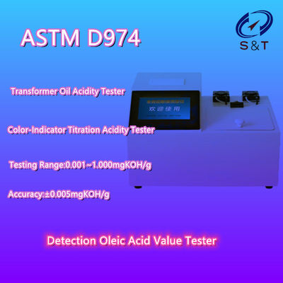 ASTM D974 Transformer Oil Testing Equipment Transformer Oil Acidity Tester