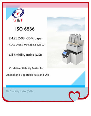 ISO 6886 Edible Oil Testing Equipment Animal Vegetable Fats Oils Oxidative Stability Tester