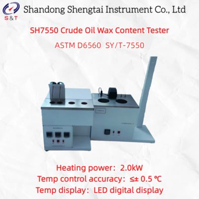 Crude Oil Wax Content Tester -40℃ to RT Two Slots Four Holes ASTM D6560