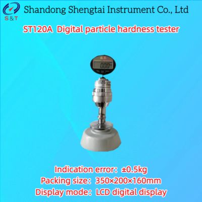 Digital Particle Hardness Tester Lump Sugar Fertilizer 0-200N LCD Display ST120A