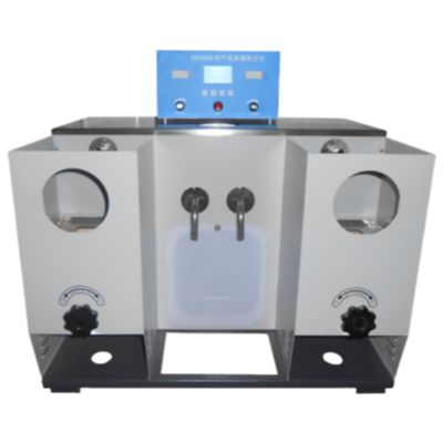 2 Holes Fractional Fuel Distillation Tester Cold Bath 5.5L Heating 0-400℃ ASTM D86