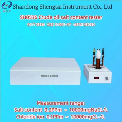 Crude Oil Salt Content Tester Chloride Ion  0.1PPm ～ 10000mgCL-/L Coulometric Method ASTM D3230