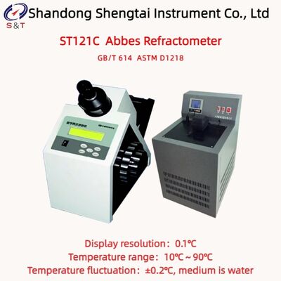 PID Control Abbes Refractometer ND1.3000 ~ 1.7000 Temp 10℃ ～ 90℃ ASTM D1218