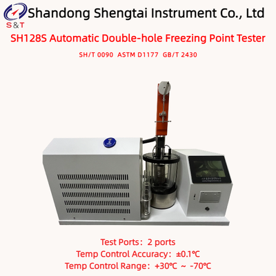 2 Holes Automatic Freezing Point Analyzer +30℃ ～ -70℃ Stirring 1200r/Min ASTM D1177