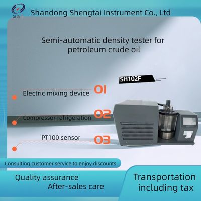 Petroleum Product Semi Auto Digital Density Meter ASTM D1298 By Densitometer Method