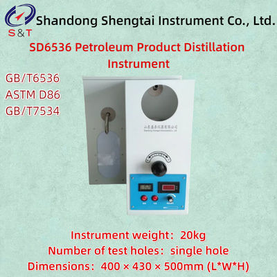 Strumento di distillazione di prodotti petroliferi ASTM D86 cilindro di misura 100 ml a foro singolo