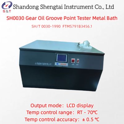 Tester per punto di scorrimento olio ingranaggi RT - 70℃ Bagno metallico Display LCD ± 0.5 ℃ FTMS791B3456.1