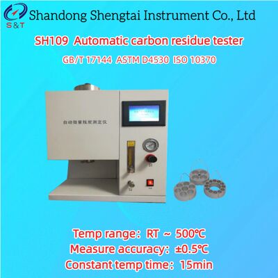 Automatic Carbon Residue Tester Measure 0.10% - 30.0%M/M Constant Temp 15min ASTM D4530