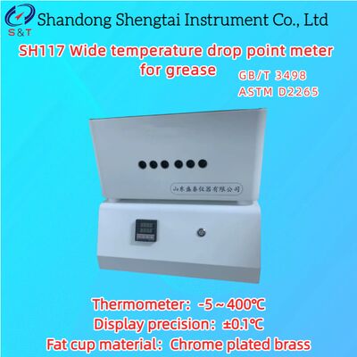 6 fori Massimetro per il punto di caduta di larghezza di temperatura per il grasso RT     400°C Bagno metallico ASTM D2265