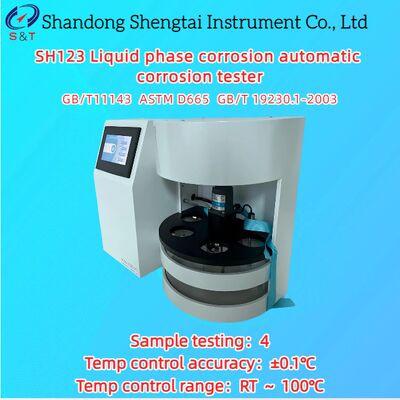 Testatore automatico di corrosione per la fase liquida RT ¥ 100°C PT100 Sensore ASTM D665