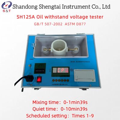 Single Cup Insulating Oil Withstand Voltage Tester Test 0 - 80KV Error ± 5% GB/T 507