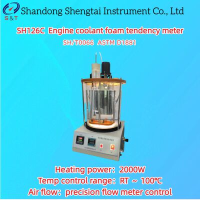 Metro di tendenza della schiuma del liquido di raffreddamento del motore RT 100°C Timing automatico ASTM D1881
