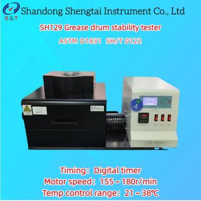 2 Unità di lavoro Tester di stabilità del tamburo di grasso 21 ̊38°C PT100 Sensore Timer digitale ASTM D1831