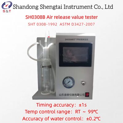 Tester del valore di rilascio in aria RT  99°C 7 pollici touch screen Timing 0 - 99min ASTM D3427