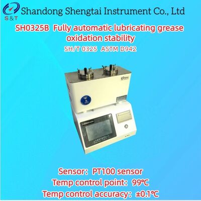 2 fori Lubrificante completamente automatico Stabilità dell'ossidazione del grasso PT100 Sensore ASTM D942
