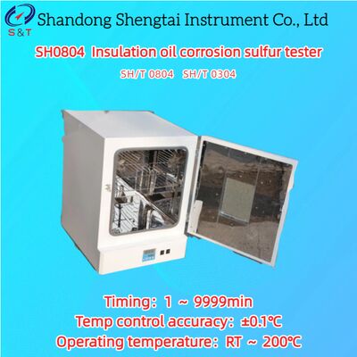 PT100 Sensore di isolamento dell'olio di corrosione di zolfo Tester RT       200°C Timing 1    9999min ASTM D1257B