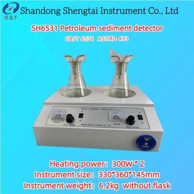 Detettore di sedimenti di petrolio riscaldamento 300W * 2 metodo di estrazione doppio tipo ASTM D473