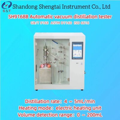 PT100 Sensor Automatic Vacuum Distillation Tester -40℃ ～ RT Or RT ～ 500°C ASTM D1160