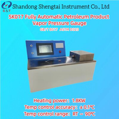 Manometro completamente automatico del vapore dei prodotti petroliferi RT ～ 90℃ Costante 37,8℃ ASTM D323