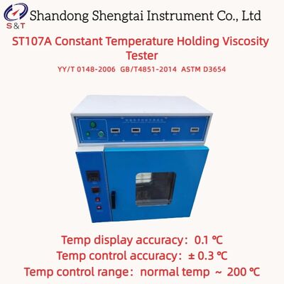 Tester di viscosità a temperatura costante RT      200 °C PID Temp Control ASTM D3654
