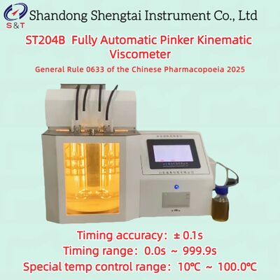 Viscometro cinematico Pinker completamente automatico 10 ‡ 100°C Misura 0,6 ‡ 17000mm2/S ST204B