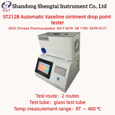 Tester automatico per punto di goccia di vaselina a 2 fori RT ~ 400 °C Vaselina medica ASTM D127