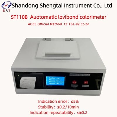 Olio di colza colorimetro Lovibond automatico stabilità ≤0.2/10min Cc 13e-92 Colore