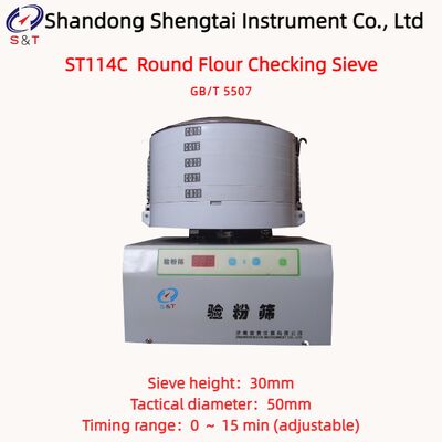 Controllo della farina rotonda Timing del setaccio 0 15 Min Controllo dei cereali regolabile GB/T 5507
