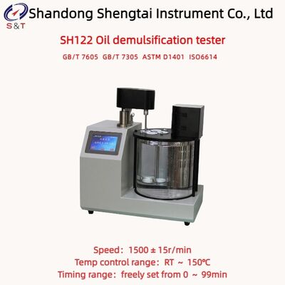 4 Holes Automatic Oil Anti-Emulsification Tester RT ～ 150℃ PID Temp Control ASTM D1401