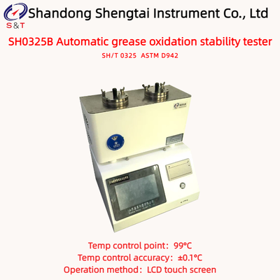 ASTM D942 2 fori Automazione del testatore di stabilità dell'ossidazione del grasso Temper Control Point 99°C