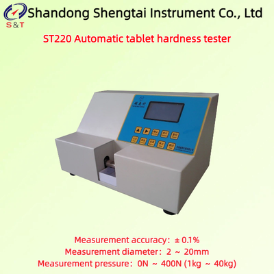 Tester di durezza per compresse mediche digitali automatiche con stampante misura 10N ️ 400N Diametro 2 ️ 20mm ChP