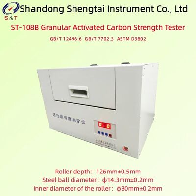 Tester di Resistenza del Carbone Attivo Granulare Velocità 50 ± 2 giri/min Pre-impostato 5 min Design sigillato Astm D3802